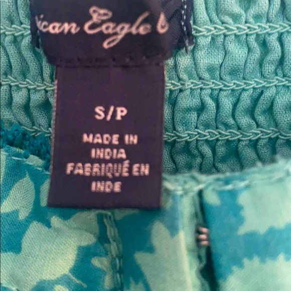 American Eagle Eyelet Printed Corset Small Petite - Picture 4 of 4